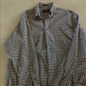 Men’s flannel plaid long sleeve